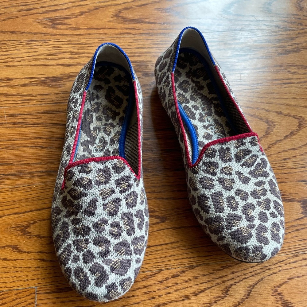 Rothy’s Mocha Spot Loafers Size 9